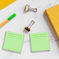 Limoner Minimalistischer Monatsplaner Mini-Kalende