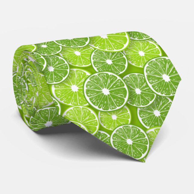 Limoner Pop Krawatte (Gerollt)