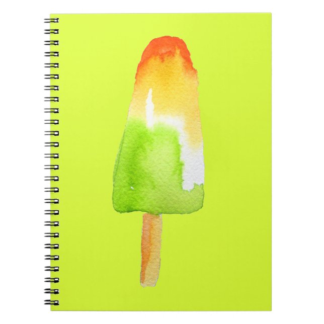Limoner Popsiv-Pop aus Kiefernholz Kunst niedliche Notizblock (Vorderseite)
