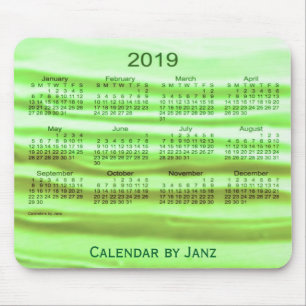 Limoner Schlüsselkalender des Zuckerguss-2019 Mousepad