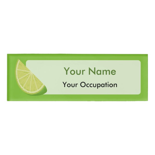 Limoner Schnitt Namenschild (Vorderseite)