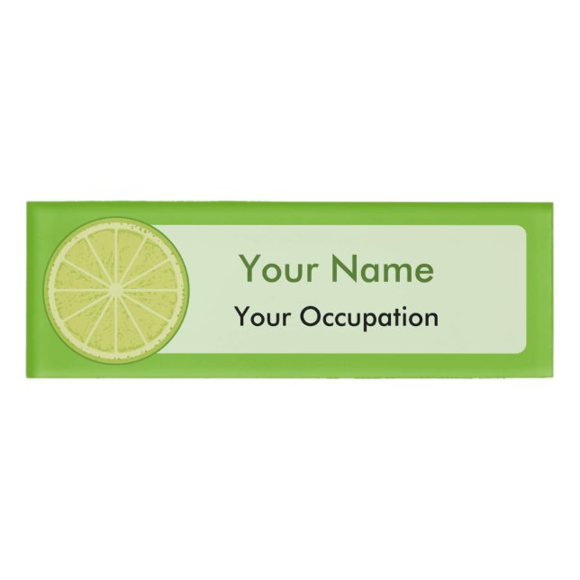 Limoner Schnitt Namenschild (Vorderseite)