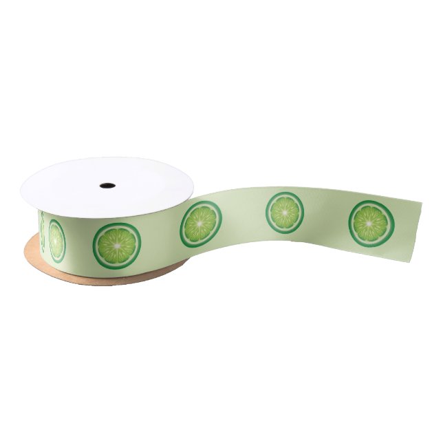 Limoner Schnitt Satinband (Spule)