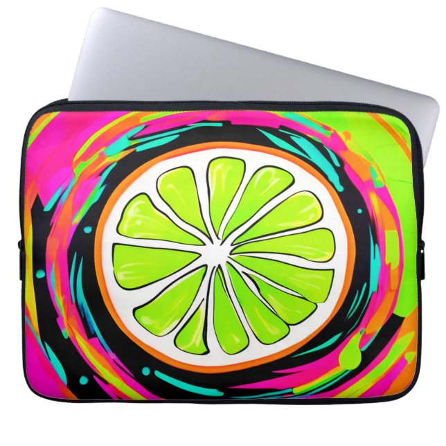 Limoner Slice Pop Art Laptopschutzhülle (Vorderseite)