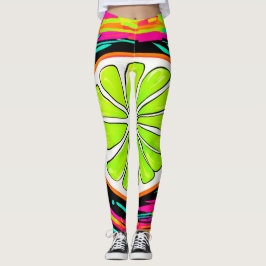 Limoner Slice Pop Art Leggings