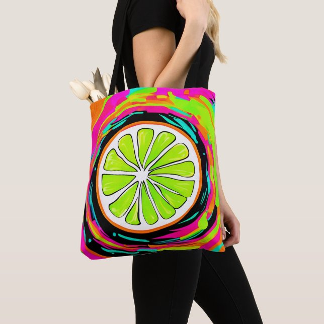 Limoner Slice Pop Art Tasche (Von Nahem)