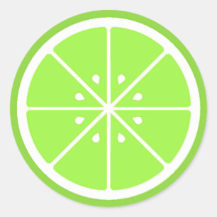 Limoner Slip-Aufkleber Runder Aufkleber