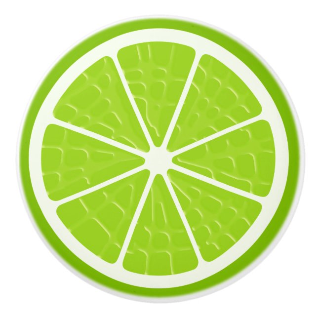 Limoner Stilfaden für Fruchtschlauch Keramikknauf (Vorderseite)