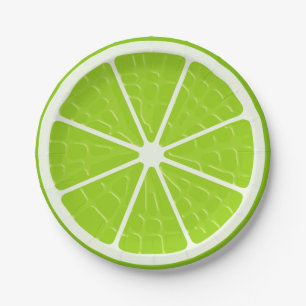 Limoner Stilfaden für Fruchtschlauch Pappteller