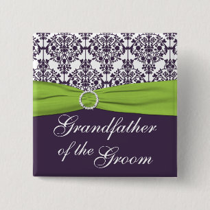 Limoner und Lila Großvater Button