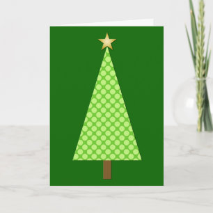 Limoner und smaragdgrüner Weihnachtsbaum Feiertagskarte