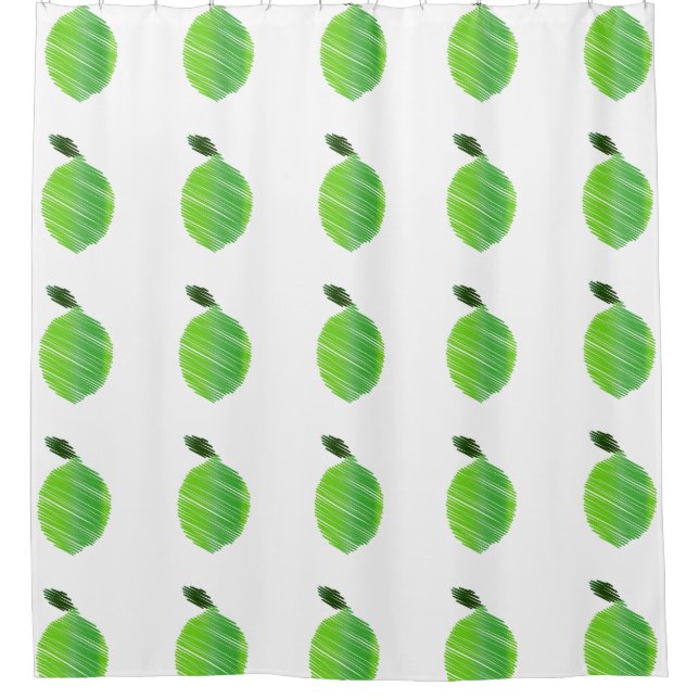 Limones Design Duschvorhang (Vorderseite)