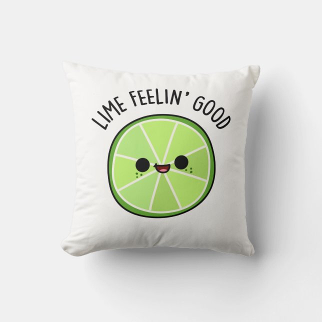 Limones Gefühl Gutes Funny Citrus Limon Puppe Kissen (Vorderseite)