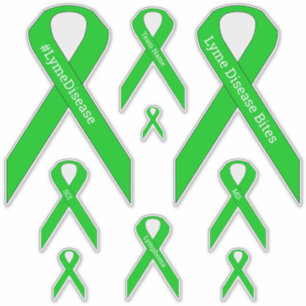 [Limones Grün] Lyme, MD, Lymphom-Bewusstseins-Ban Aufkleber