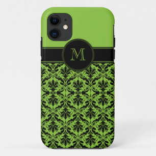 Limones grünes schwarzes Monogramm des Case-Mate iPhone Hülle