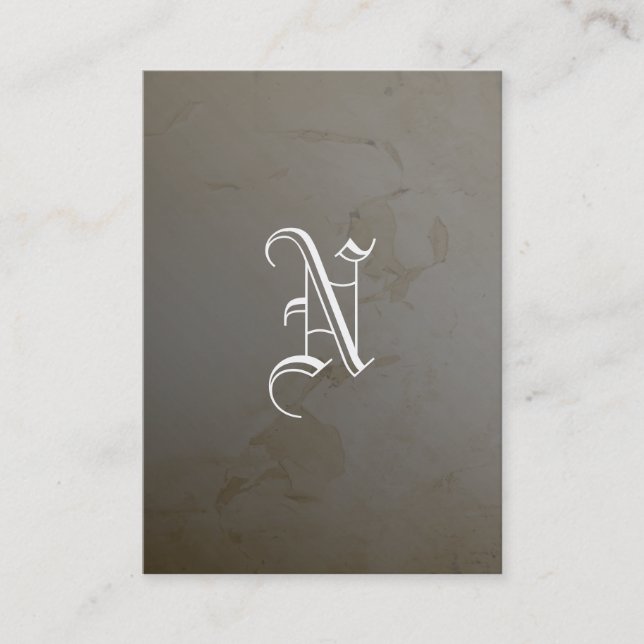 Limones Monogramm Visitenkarte (Vorderseite)