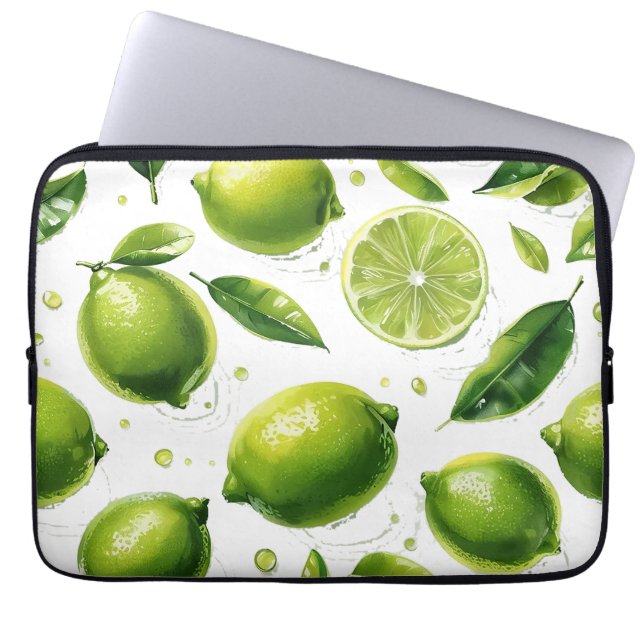 Limones Muster Laptopschutzhülle (Vorderseite)