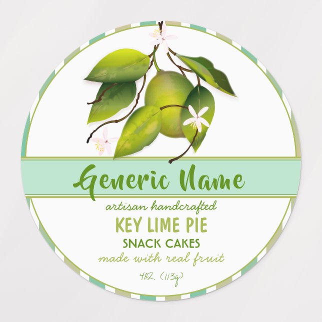 Limones Obst Etiketten (Design 1)
