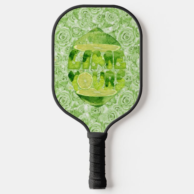 Limones Pickleball-Paddel (schwarzer Griff) Pickleball Schläger (Vorderseite)