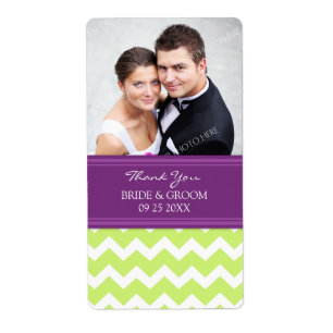 Limones Plum Zickzack Foto Hochzeitsmarken