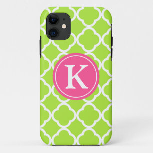 Limones Quatrefoil rosa Monogramm Case-Mate iPhone Hülle