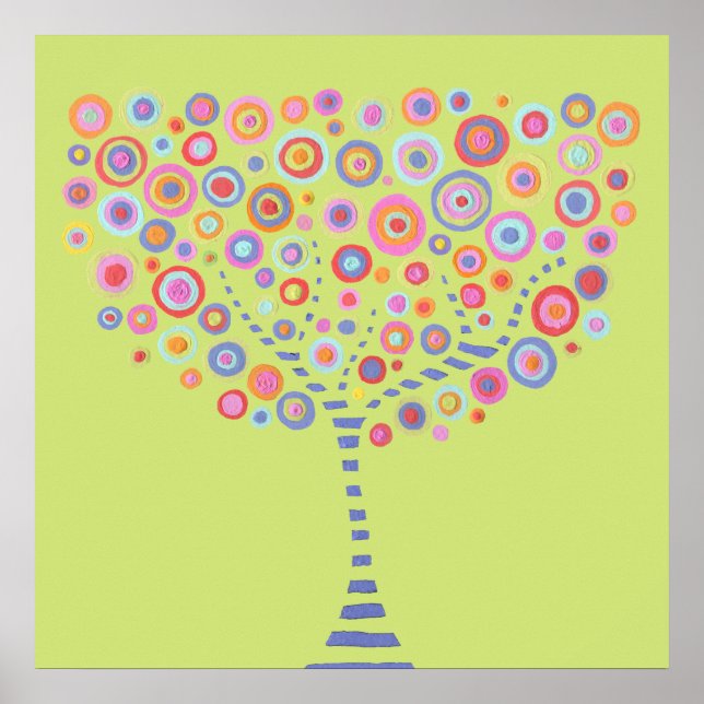 Limones Retro-Baumname Room-Poster Poster (Vorne)