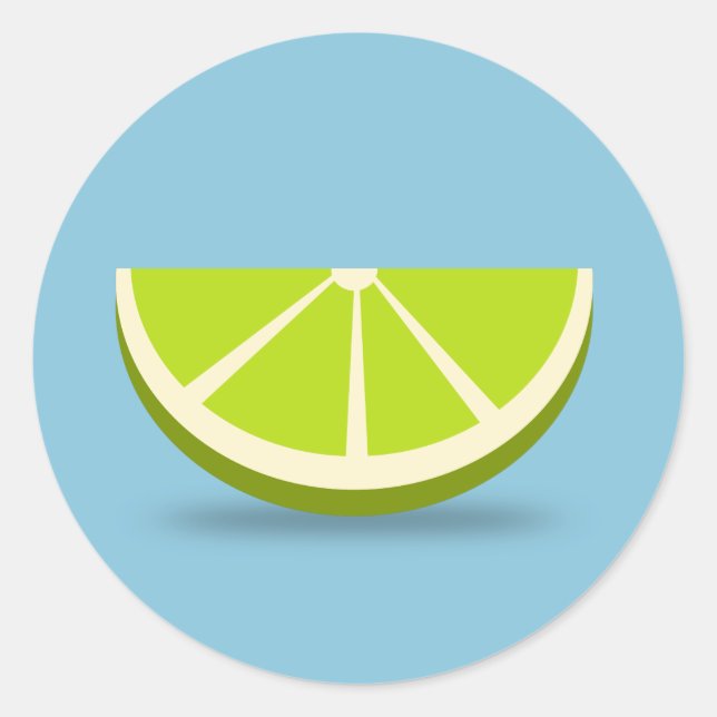 Limones Segment Runder Aufkleber (Vorderseite)