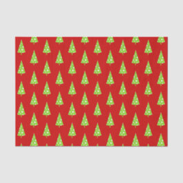 Limones White Polka Dots Weihnachtsbaummuster Seidenpapier