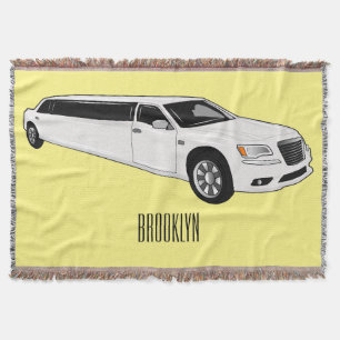 Limousine-Cartoon-Abbildung Decke