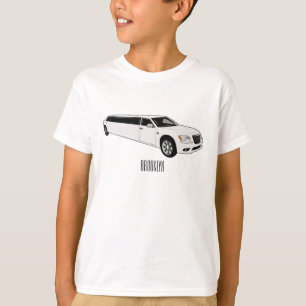 Limousine-Cartoon-Abbildung T-Shirt