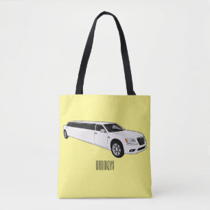 Limousine-Cartoon-Abbildung Tasche