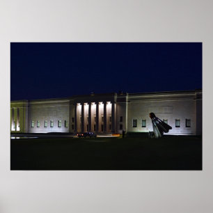 Limousine im Nelson-Atkins Museum of Art Poster