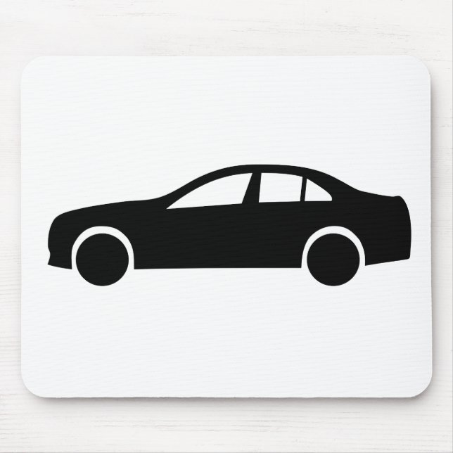 Limousine-Silhouette Mousepad (Vorne)