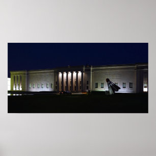 Limousine vor dem Nelson-Atkins Museum of Art Poster