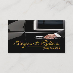 Limousinen Limo Car Services Treiber-Visitenkarte Visitenkarte