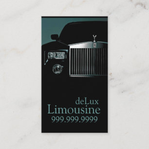 Limousinen, Limousinen-Service, Führerschein für F Visitenkarte
