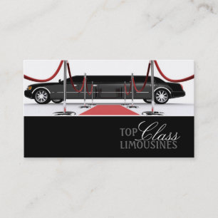 Limousinen, Limousinen-Service, Führerschein für F Visitenkarte