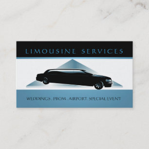 Limousinen, Limousinen-Service, Führerschein für F Visitenkarte
