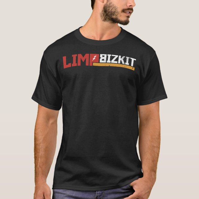 Limp Bizkit Grunge Rapcore Logo Merke   T-Shirt (Vorderseite)