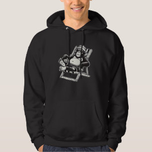 Limp Chimp s Komischer Chillin' Schimpanse Hoodie
