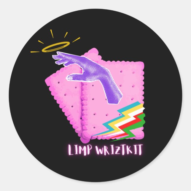 Limp Wrizket Runder Aufkleber (Vorderseite)