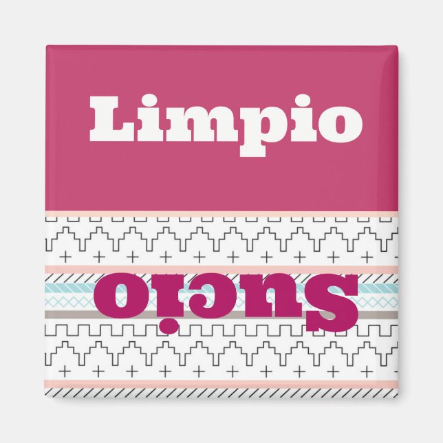 Limpio/Sucio Magnet (Vorne)