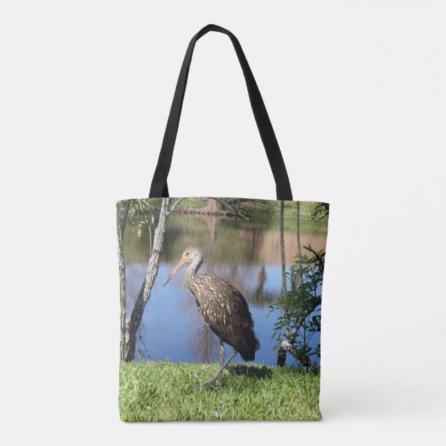 Limpkin - Wildlife Fotograf - Tote Beutel Tasche (Rückseite)
