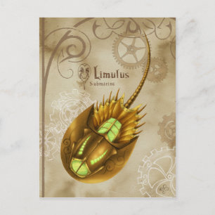 Limulus U-Boot Postkarte