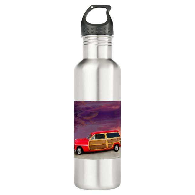 LIN55 rotes Woody.tif Edelstahlflasche (Vorderseite)