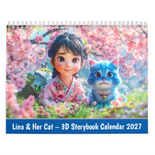 Lina & Son Chat – Calendrier Livre Pop-Up 3D 2026
