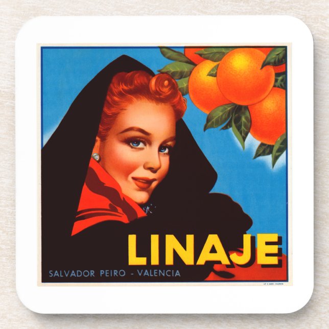 Linaje Citrus Getränkeuntersetzer (Vorderseite)