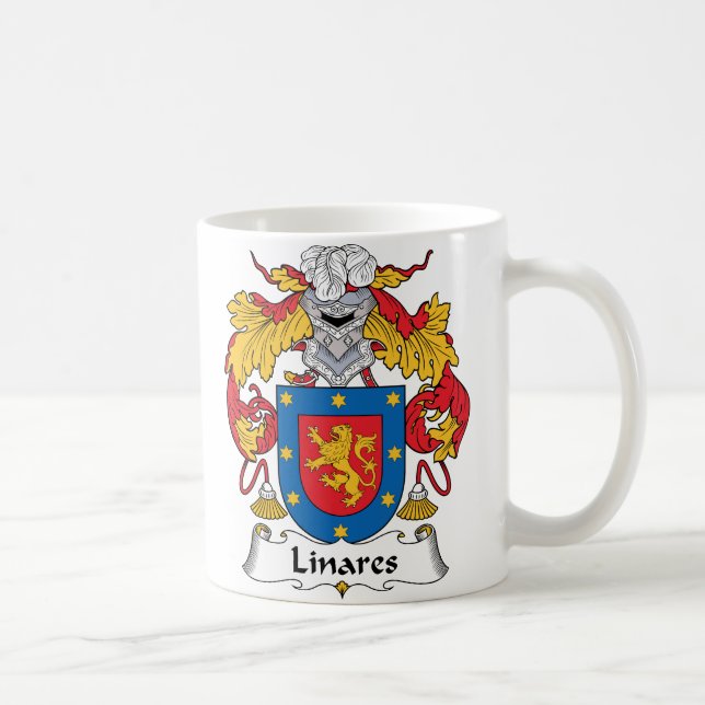 Linares-Familienwappen Kaffeetasse (Rechts)