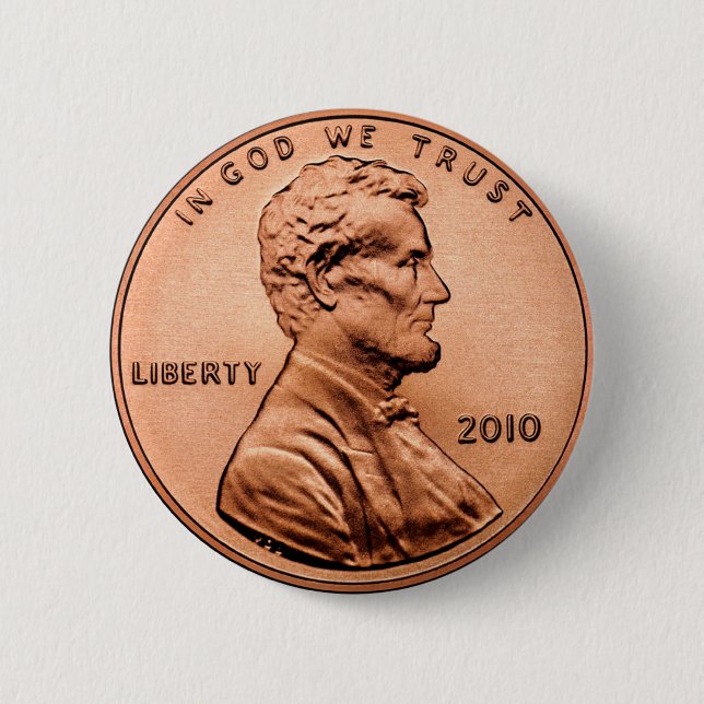 LINCOL PENNY BUTTON (Vorderseite)