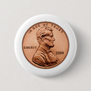 LINCOL PENNY BUTTON